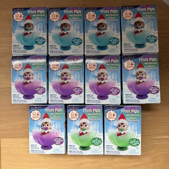 The Elf on the Shelf Frost Pips Mini Blooms Lot of 11 - Picture 1 of 5
